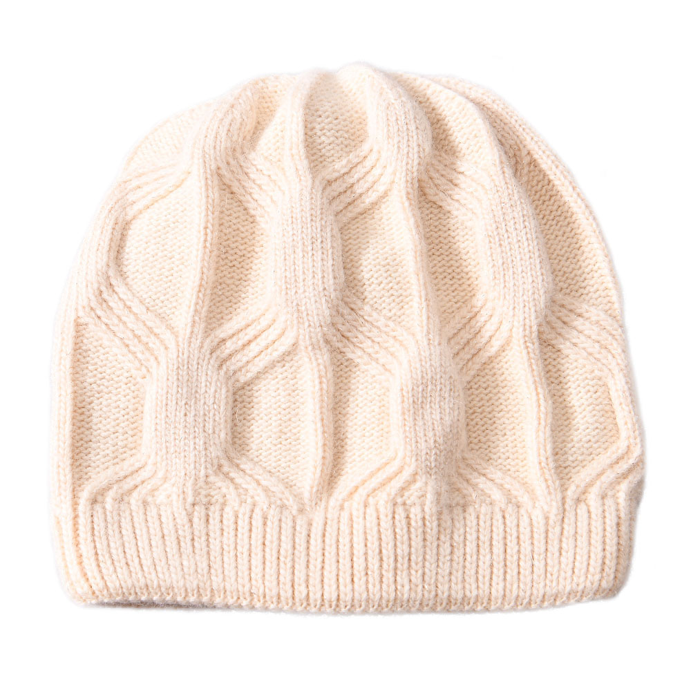 Cute Soft Warm Knitted Hats Bright Silk Double Layer Thick Winter Kids Baby Warm Beanie