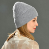 Wholesale Blank Winter Beanies High Quality Soft Warm Waffle Unisex Cashmere Wool Knit Beanie