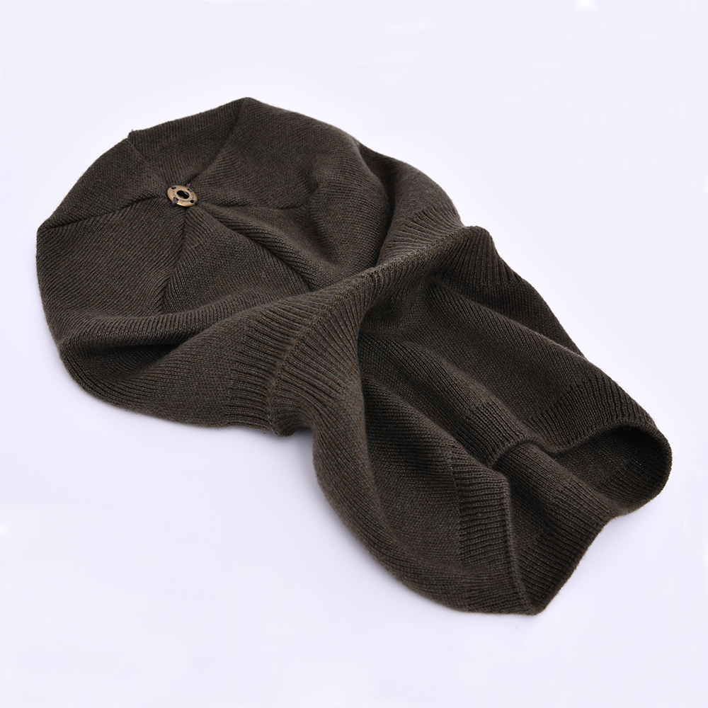 Factory Wholesale Custom Common Plain Solid Color Comfort Unisex Winter Wool Knitted Slouchy Beanie Hats