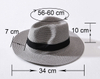 Unisex Panama Fishing Paper Fedora Straw Hat Wholesale Wide Brim Summer Beach Hats