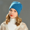 Cashmere Knitted Beanie Hats with Fur Pom Pom Ball Winter Women Korean Style Winter Hat