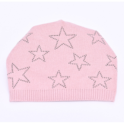 Women Winter Hat New Fashion Warm Soft New Design Wool Knitted High Quality Star Beanie Women Winter Hats