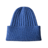 Wholesale Children Autumn Warm Solid Color Unisex Knitted Beanie Hat Striped Casual Winter Chunky Beanie Kids
