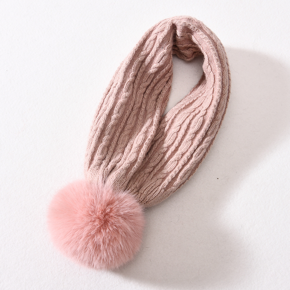 Wholesale Winter Soft Angora Knit Beanies Hat Scarf Winter Multipurpose Hats Scarves for Adults Female 