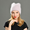 New Solid Wool Beanie Knitted Winter Hat Warm Soft Trendy Simple Korean Style Women Casual All-match Angora Knitted Beanie