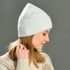 Hot Sale Winter Cashmere Beanie Hats Bright Silk Custom Wholesale Knit Beanie Adult