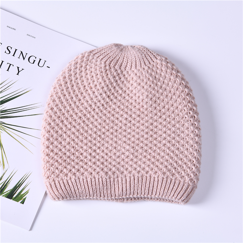 Wholesale Blank Winter Beanies High Quality Soft Classic Unisex Wool blend Knitted Beanie 