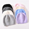 Winter Ripple Knit Kids Hats High Quality Water Ripple Thick Warm Soft Angora Knit Beanie Baby