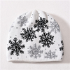 New Fashion Custom Design Snowflake Beanie Hat Wholesale Female Winter Wool Knitted Beanie Fashion