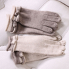 New Fashion Wholesale Soft Stretchy Finger Mittens Custom Logo Outdoor Keep Warm Winter Women wholesale cashmere gloves