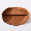 100% Cashmere Soild Color Soft Warm Wide Brim Fisherman Hat