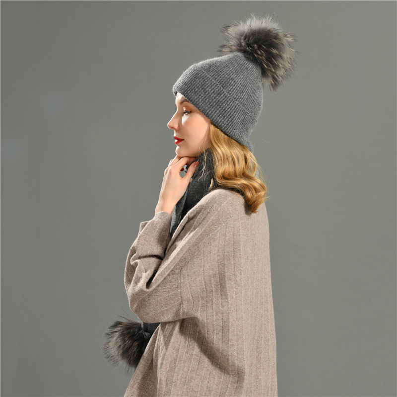 Wholesale Winter Warm Soft Knitted High Quality Classic Unisex Angora Scarves 