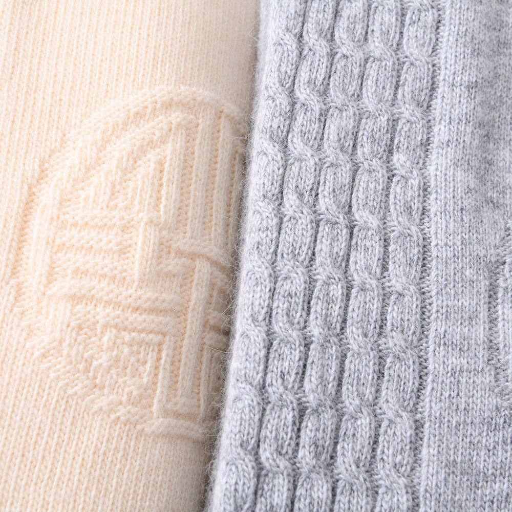 Windproof Thick Outdoor Ski Long Scarf Neck Cover Hooded Women Beanie Hat Winter Ear Protection Cashmere Knitted Hood Scarf