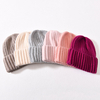 Wholesale Winter Thick Warm Strips Layer Mesh Angora Adult Knitted Beanie Slouchy Hats 