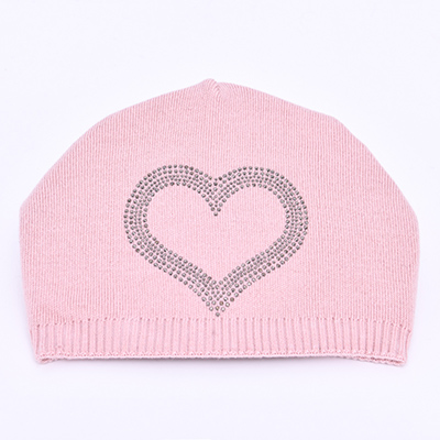 Wholesale Winter Rhinestone Wool Knitted Beanie Custom Women Winter Beret Cashmere Wool Slouch Beanie