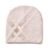 Winter Fashion Warm Soft Angora Wool Knitted Female Winter Hats Plain Rhinestone Blank Pink Beanie Hat