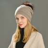 Winter Hot Selling Women Soft Angora Beanie Hat Bright silk High Quality Knitted Wool Beanie Hat