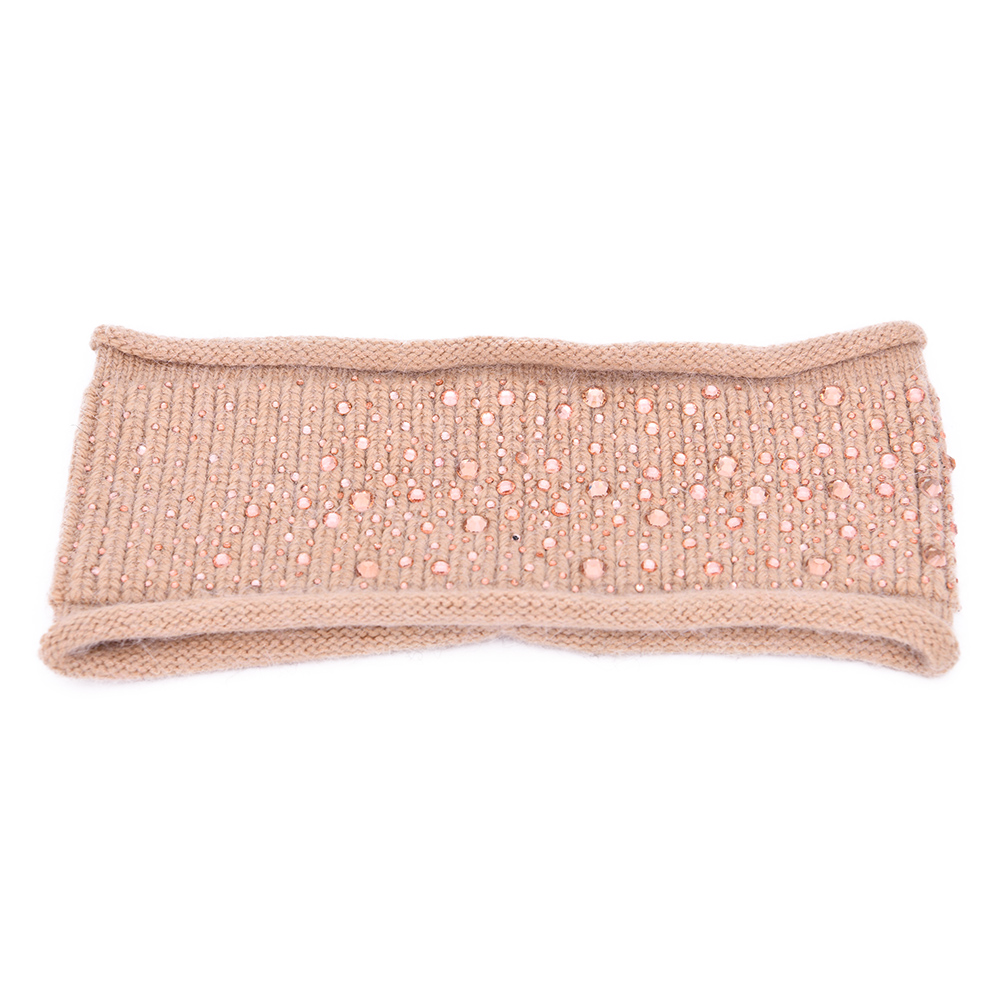 Wholesale Spring Autumn Winter Custom Common Plain Solid Color Soft Women Winter Wool Knitted Knitted Headband 