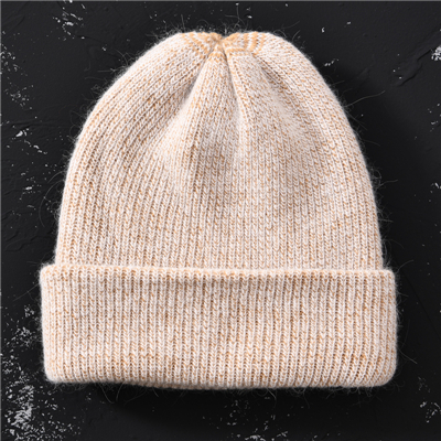 New Winter Hat for Women Angora Knitted Beanies Thick Warm Vogue Ladies Wool Angora Mo Hair Hat Female Beanie Hats