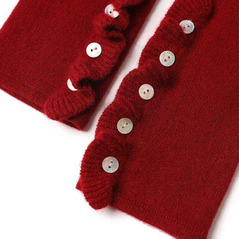 Wholesale Long Arm Soft Stretchy Custom Logo Warm Winter Gloves New Fashion Women Cashmere Gloves & Mittens