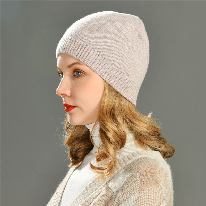 Daily Warm Soft Knit Winter Hat Wholesale Autumn High Quality Plain Knit Wool Fisherman Beanie