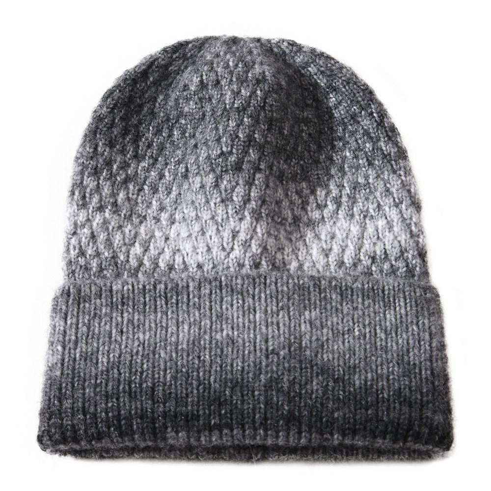 Custom Unisex Adult Knitted Multicolor Warm Winter Wool Ribbed Beanie