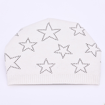 Women Winter Hat New Fashion Warm Soft New Design Wool Knitted High Quality Star Beanie Women Winter Hats