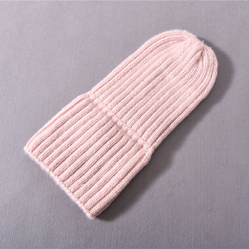 Wholesale Winter Warm Soft Acrylic beanie Knitted Hats Ladies Girls New Fashion High Quality Acrylic Thick Beanie Hat 