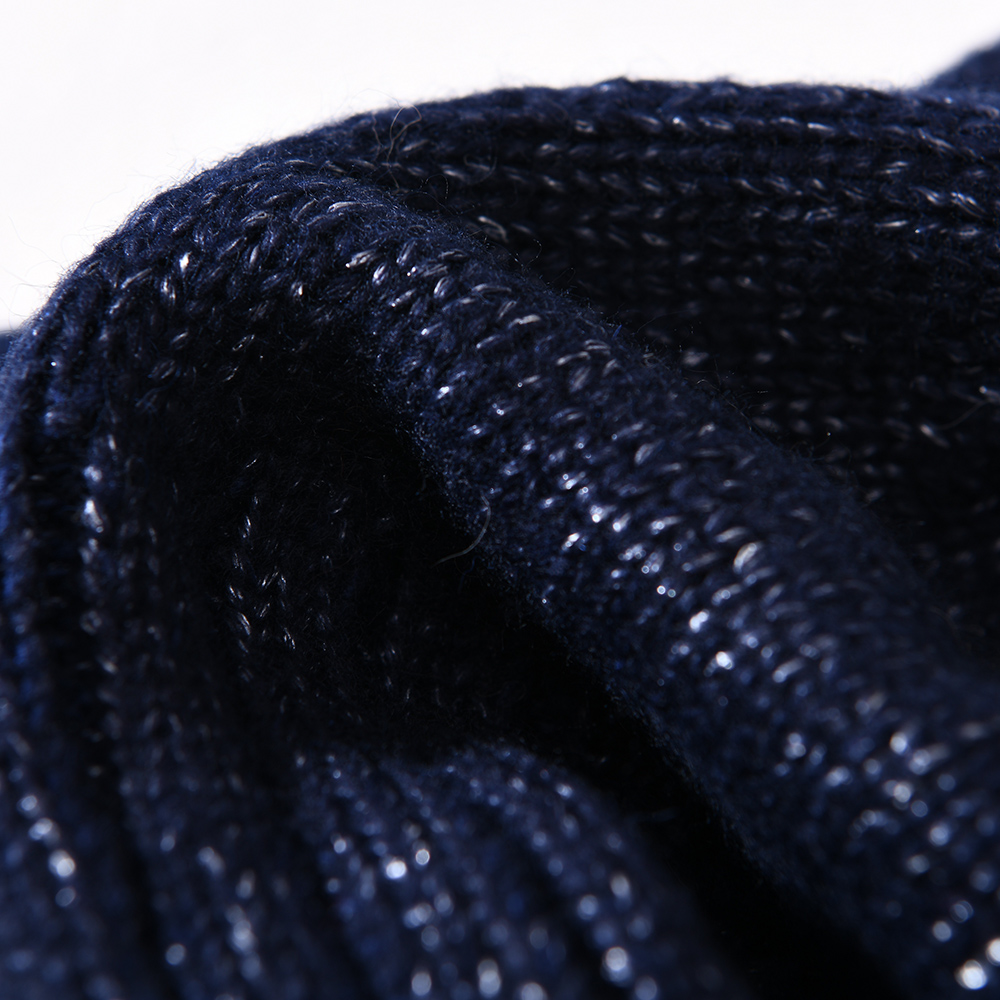 Wholesale Angora Knitted Woolen Caps Winter Warm Soft Women Ladies Bright silk Hats 