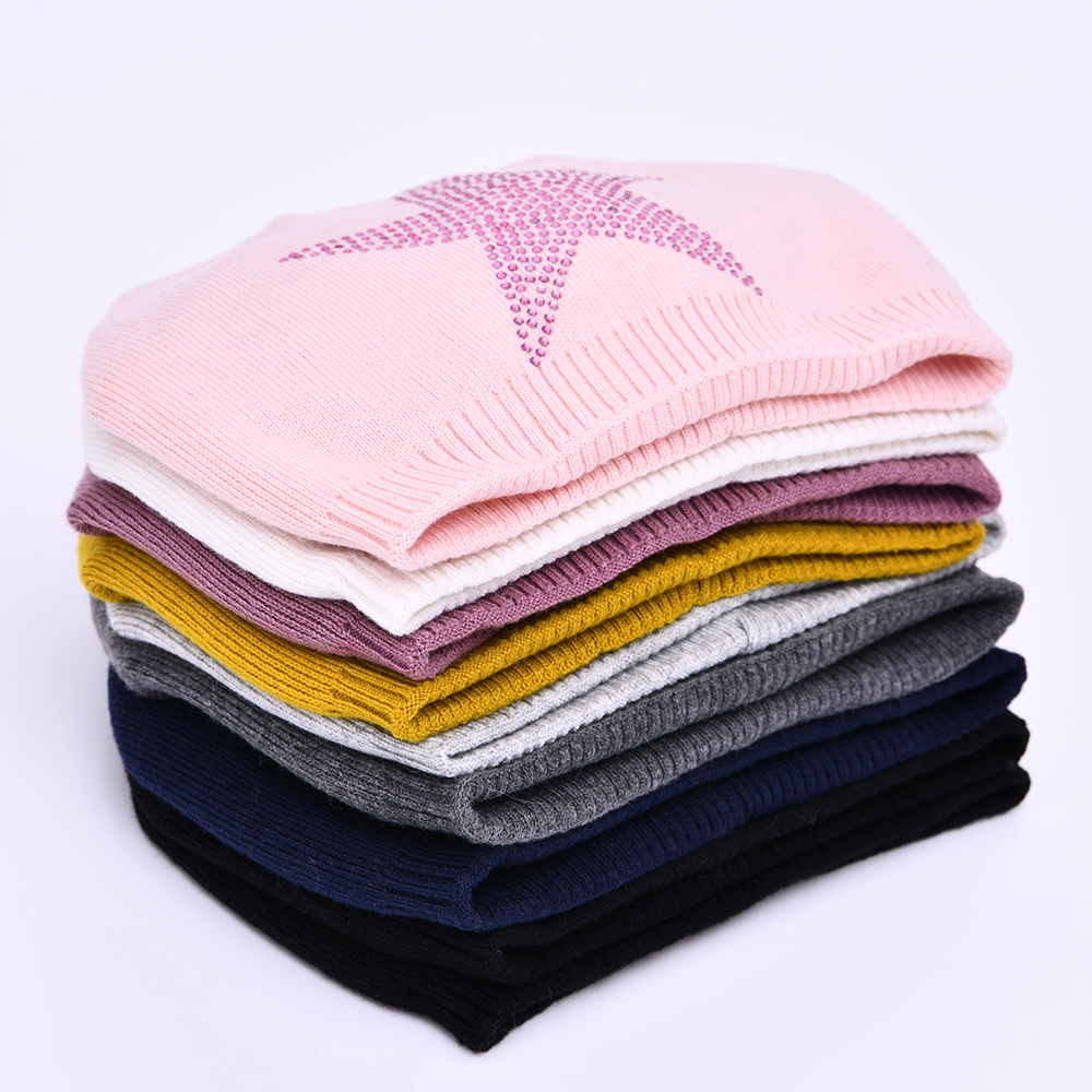 Wholesale Crochet Beanie Hat Wool Blend Winter Knitted Beanie Wholesale Custom Real Fur Fake Fur Pompom Hat