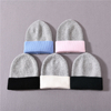 Cashmere Warm Soft Knitted Beanie Hat Wholesale Baby Winter Customized Beanies for Kids