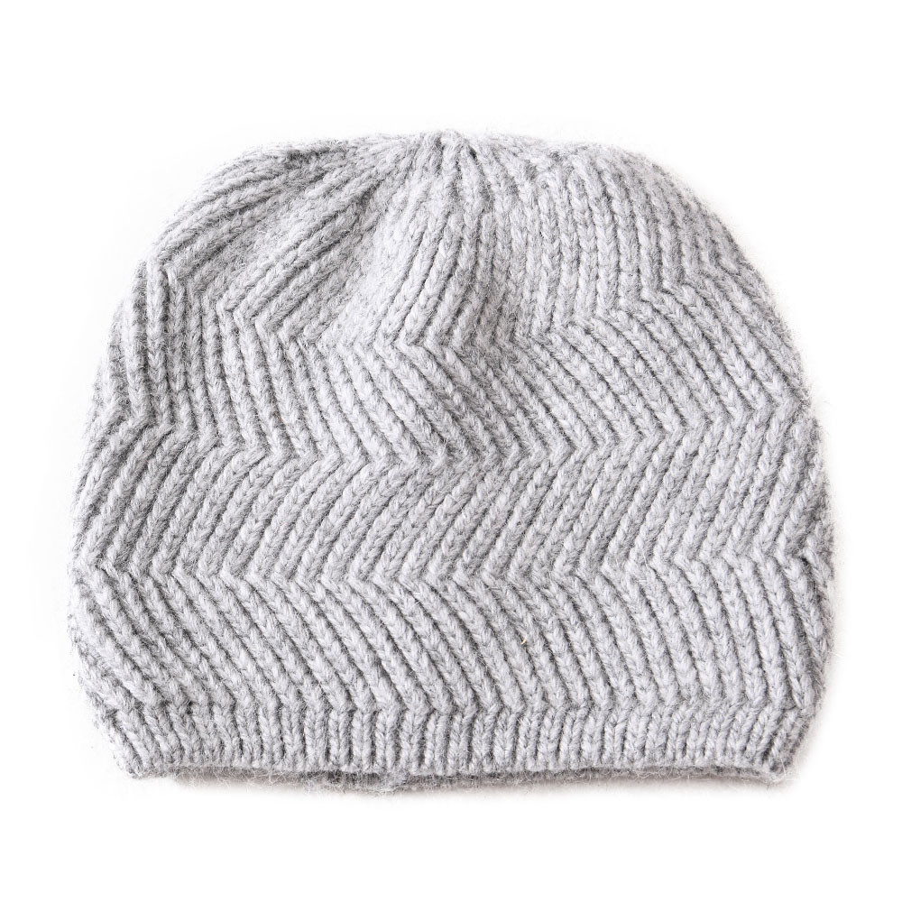 Winter Ripple Knit Kids Hats High Quality Water Ripple Thick Warm Soft Angora Knit Beanie Baby