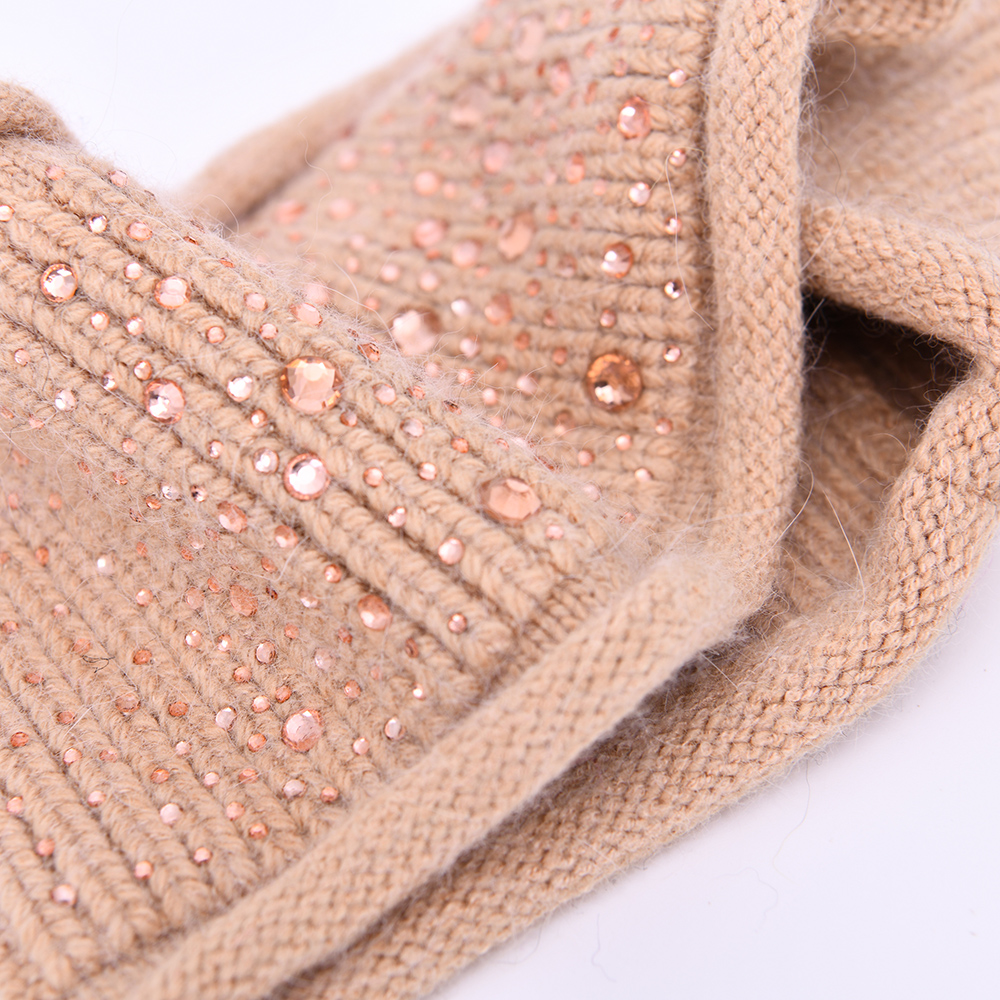 Wholesale Spring Autumn Winter Custom Common Plain Solid Color Soft Women Winter Wool Knitted Knitted Headband 