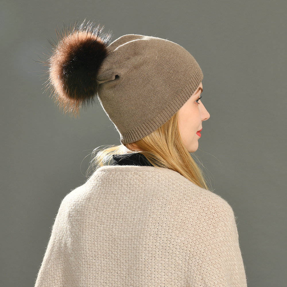 Wholesale Custom Common Plain Solid Color Soft Unisex Winter Wool Knitted Slouchy Knitted Beanie Hats