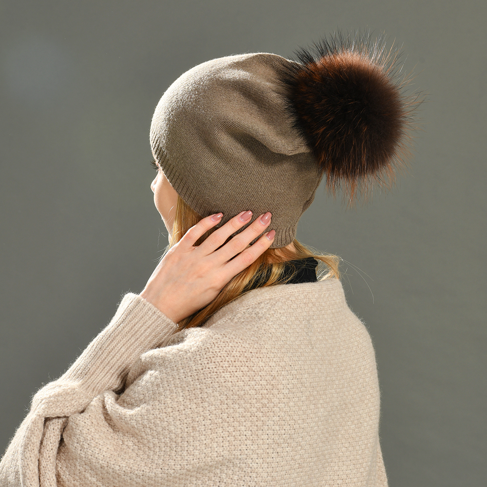 Wholesale Custom Common Plain Solid Color Soft Unisex Winter Wool Knitted Slouchy Knitted Beanie Hats