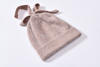Korean Style Cashmere Knitted Beanie Hats with Bow Tie
