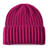 Wholesale Winter Thick Warm Strips Layer Mesh Angora Adult Knitted Beanie Slouchy Hats 
