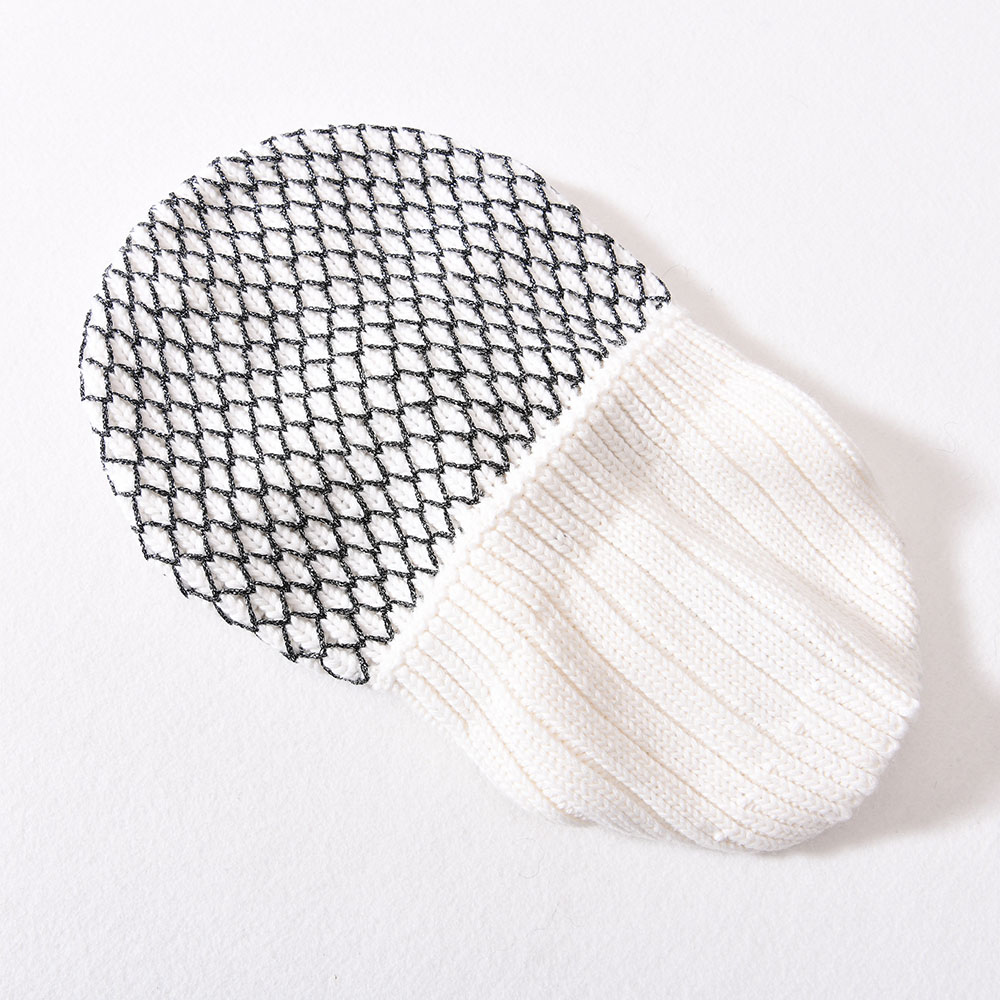 Winter Thick Warm Double Layer Mesh Cashmere Women Knitted Beanie Slouchy