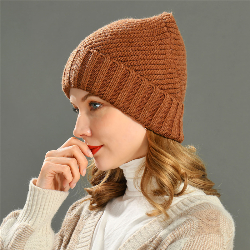 Winter Cashmere Knit Outdoor Casual Wear Hat Women Custom New Fashion Knitting Winter Hat