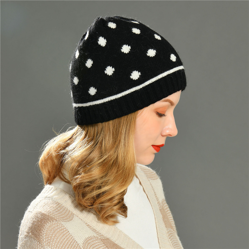 Factory High Quality Unisex Warm Double layer Wool Knit Custom Fisherman Beanies
