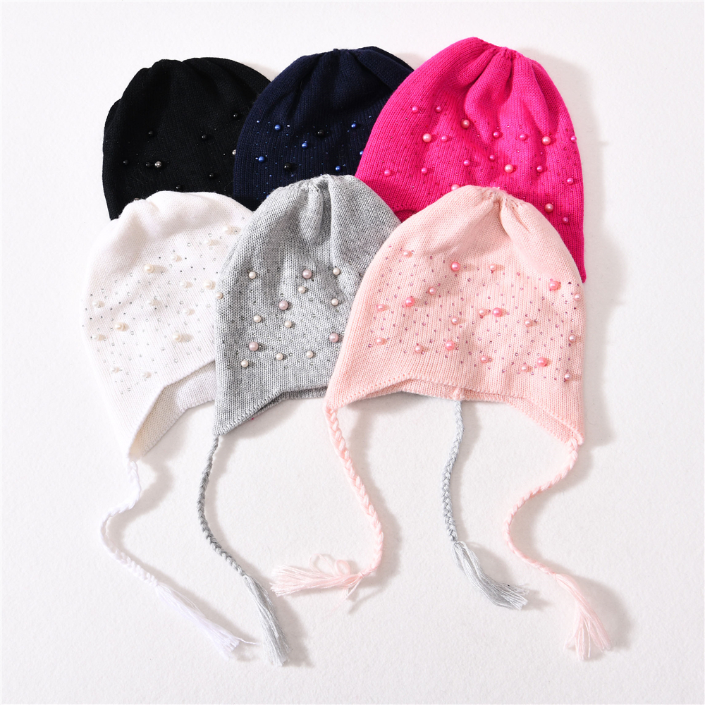 Fashion Children Winter Hat Soft Kids Autumn Knitted Cute Warm Children Designers Beanie