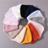 New Solid Wool Beanie Knitted Winter Hat Warm Soft Trendy Simple Korean Style Women Casual All-match Angora Knitted Beanie