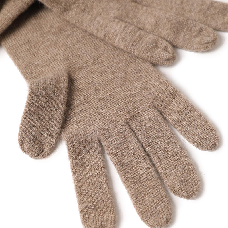 Wholesale Long Arm Soft Stretchy Custom Logo Warm Winter Gloves New Fashion Women Cashmere Gloves & Mittens