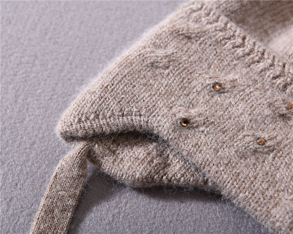 Winter Knitted Beanies Baby Earflap Soft Warm Unisex Cute Winter Knit Kids Ski Beanies