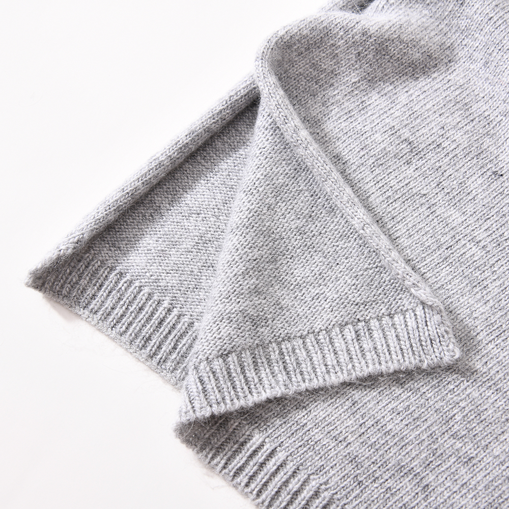Cashmere Scarf Oem Odm Plain Soft Warm Big Shawl Cape Women Wholesale Wool Cashmere Custom Knitted Scarf