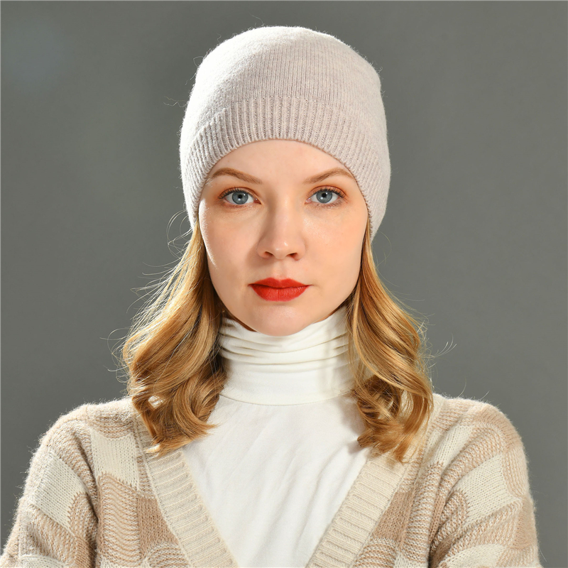 Daily Warm Soft Knit Winter Hat Wholesale Autumn High Quality Plain Knit Wool Fisherman Beanie