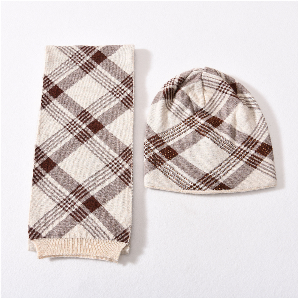 New Fashion Unisex Hat Scarf Set Women Plush Beanie Hat Scarf Accessories Fur Pom Pom Winter Beanie Scarf
