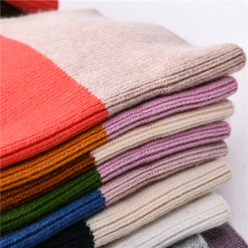 Factory Wholesale Unisex Knitted Hat Women Pom Pom Beanie Winter Soft Warm Classic Angora Hats 