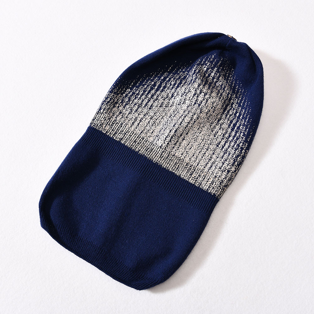 Winter Gilding Fashion Knitter Hat Beanie High Quality Cool Knitted Hats Women Pom Pom Hat