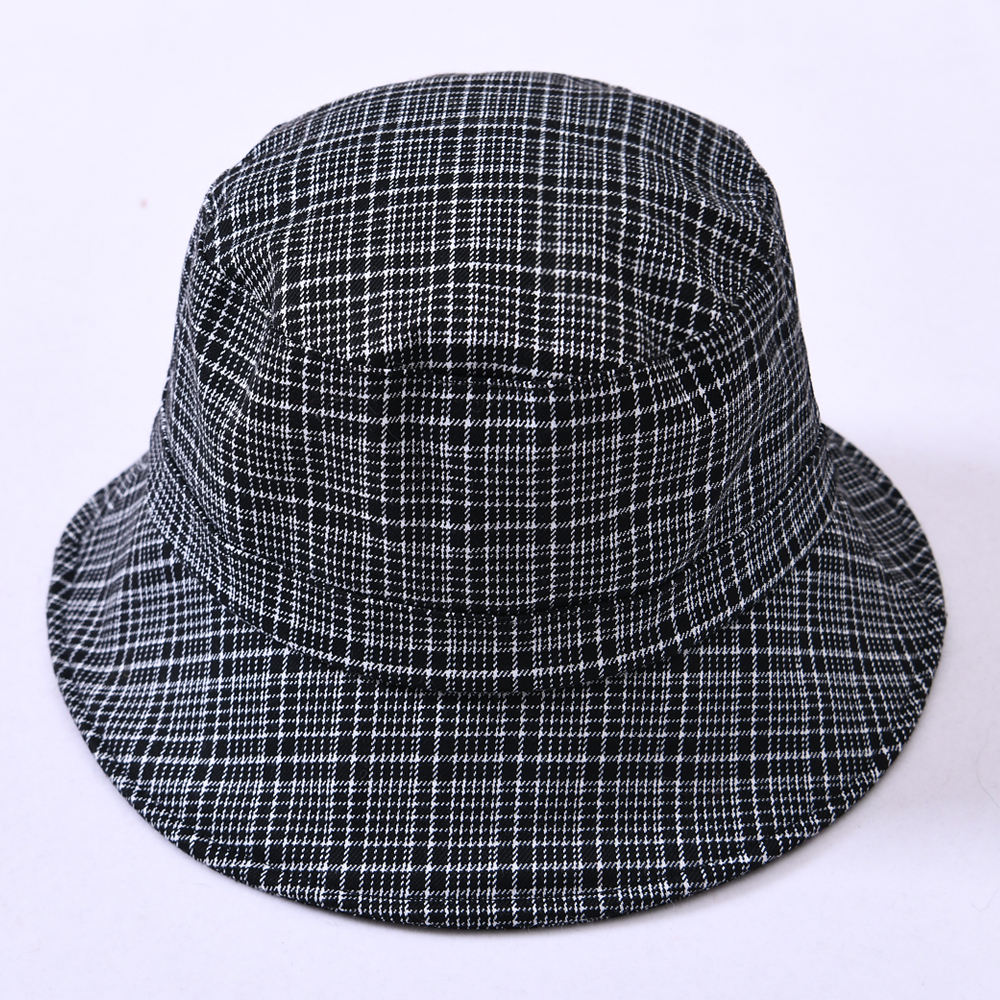 Wholesale Custom Logo Fisherman Bucket Caps Summer Spring Shade Women Luxury Plaid Bucket Hats Unisex